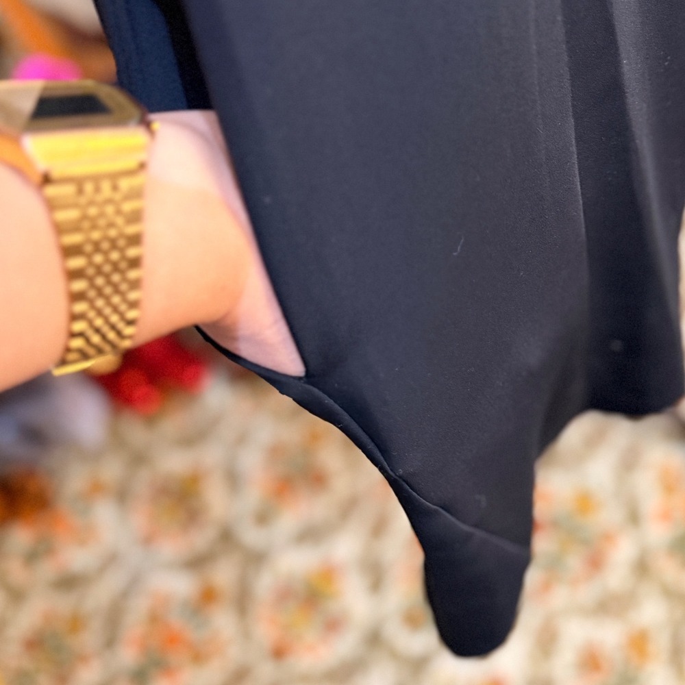 Rachel Roy Black‎ V-Neck Split Sleeve Shift Dress / Caftan XXL w/ Pockets - Picture 3 of 8